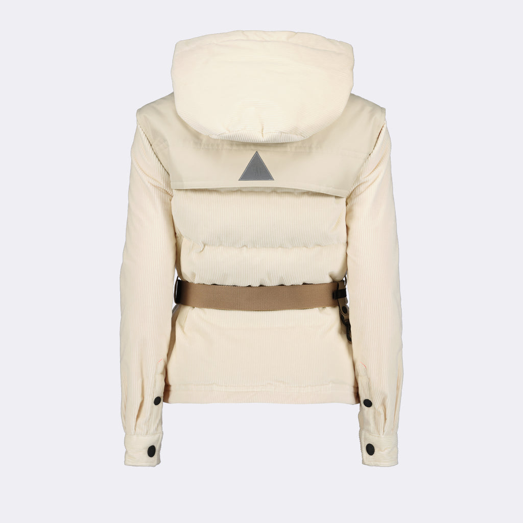 Vestes Doudoune Tetras Moncler Grenoble Beige Femme