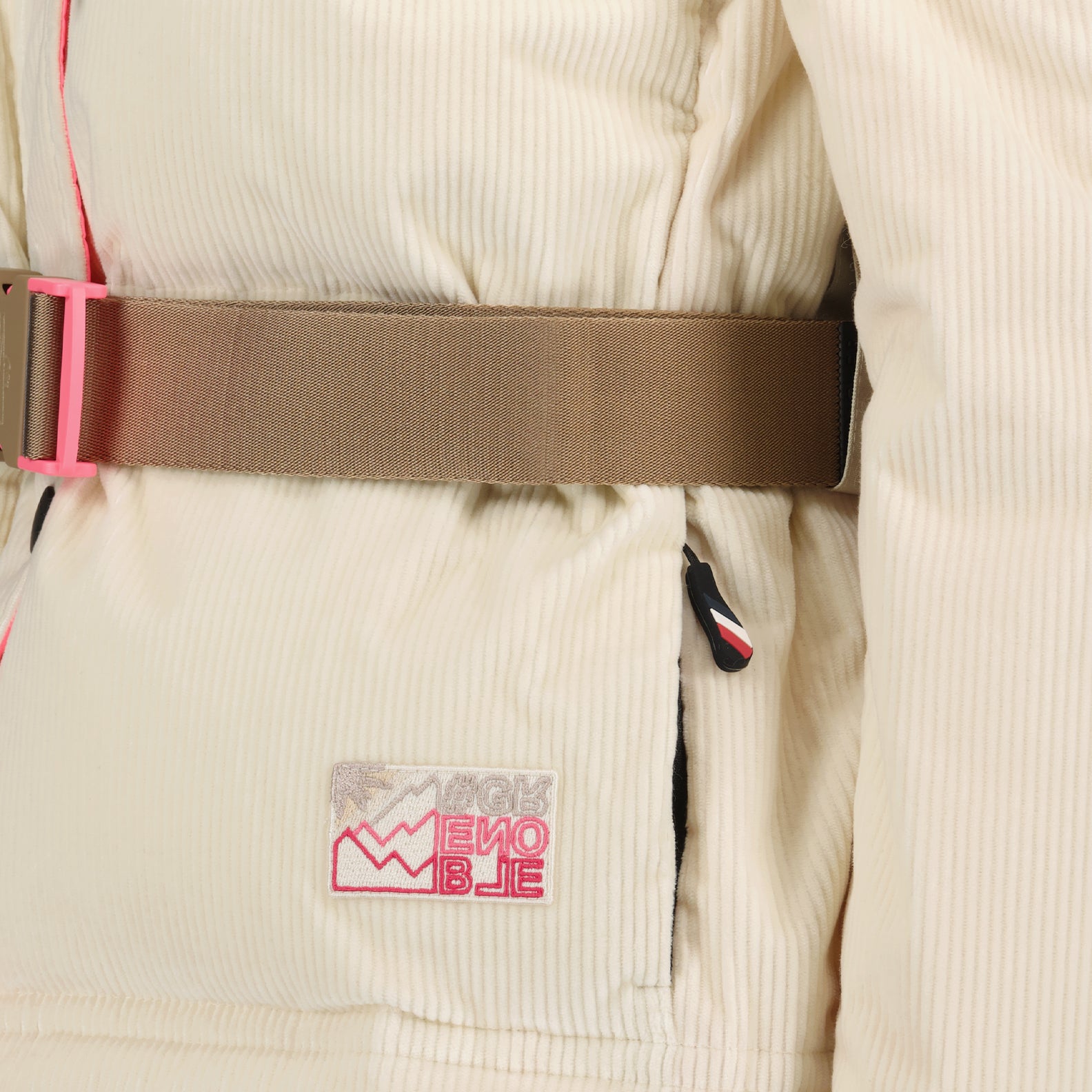 Vestes Doudoune Tetras Moncler Grenoble Beige Femme