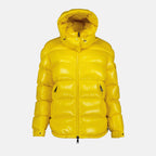 Manteaux Doudoune Maire Moncler Jaune Femme