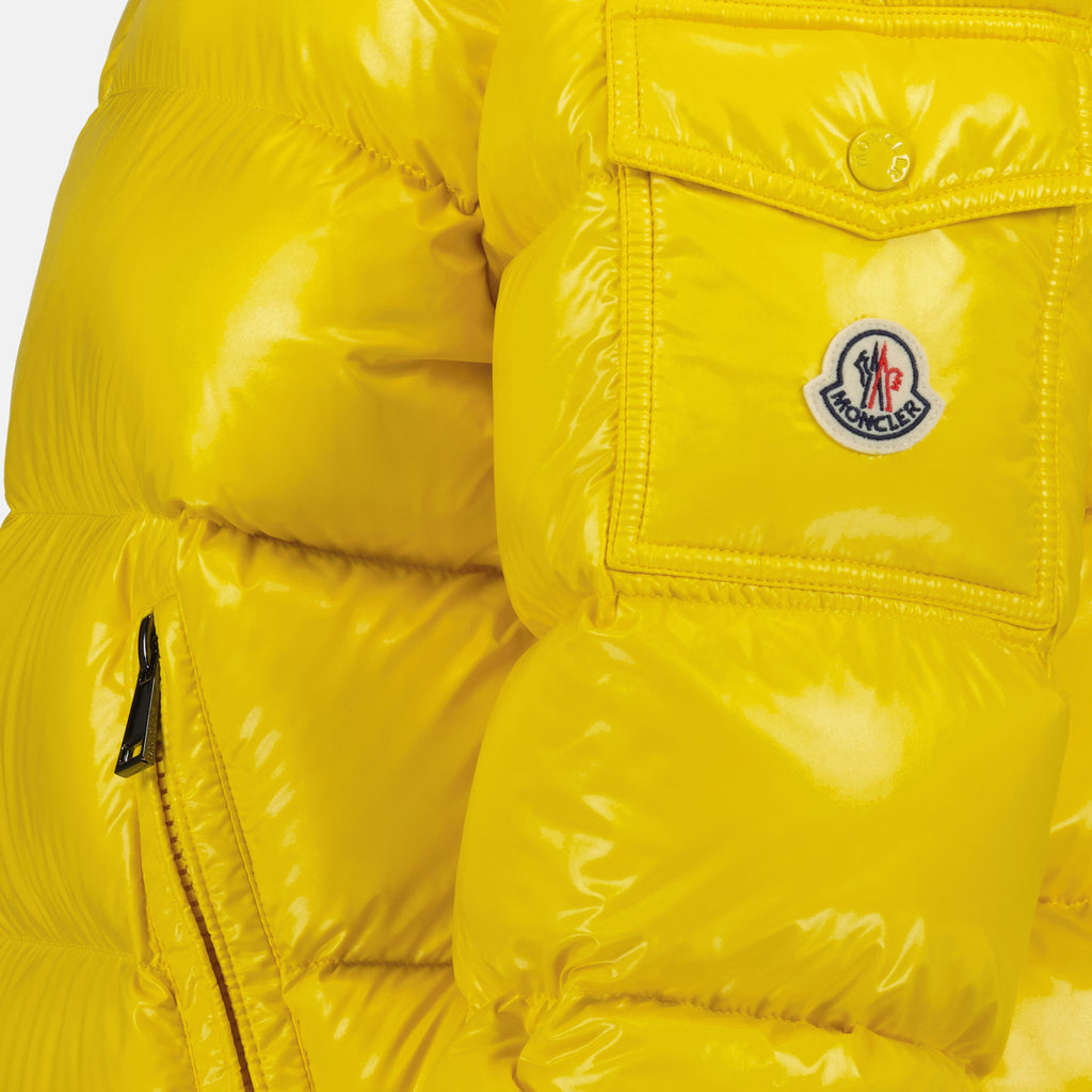 Manteaux Doudoune Maire Moncler Jaune Femme