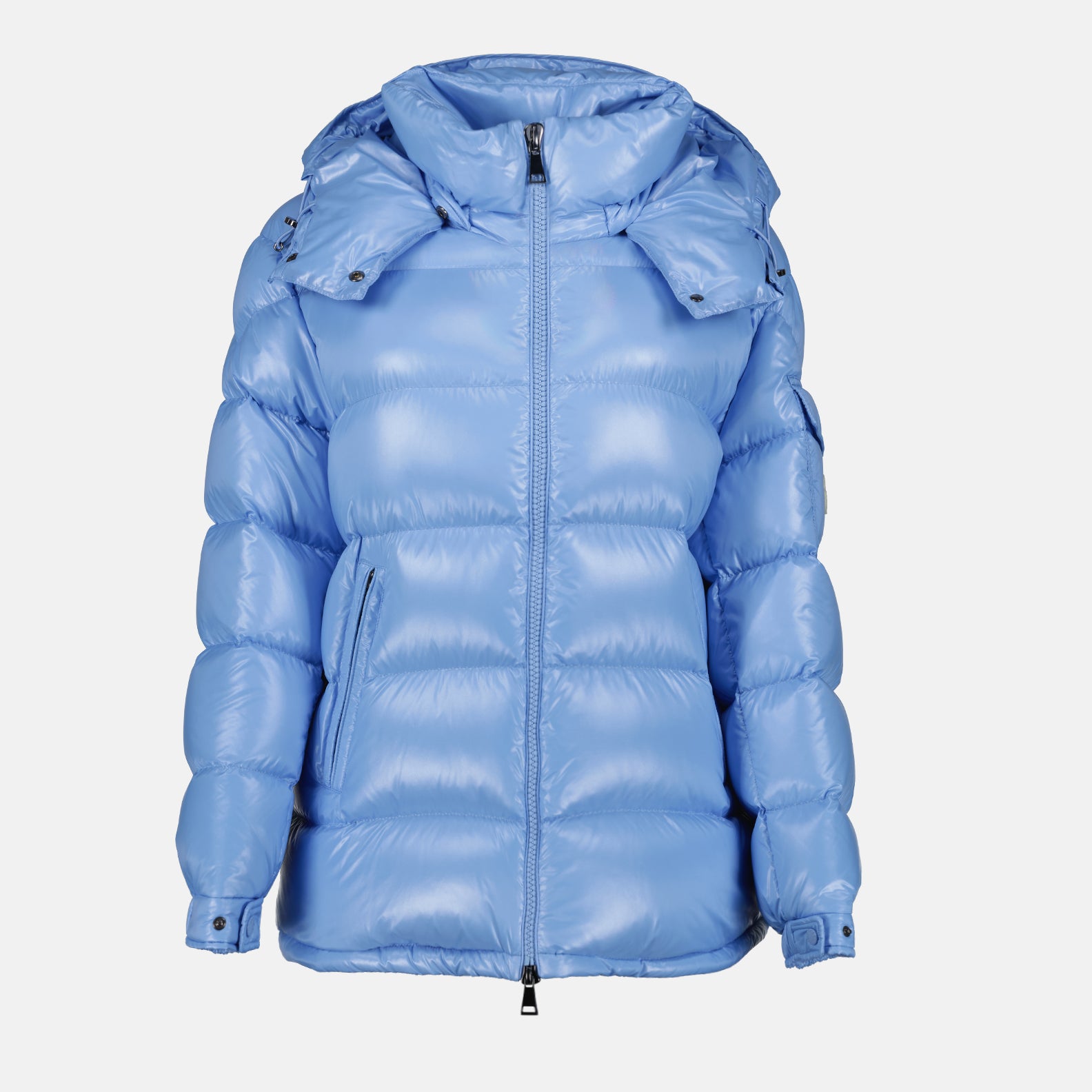 Manteaux Doudoune Maire Moncler Bleu Femme