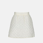Jupes Jupe matelassée Moncler Blanc Femme