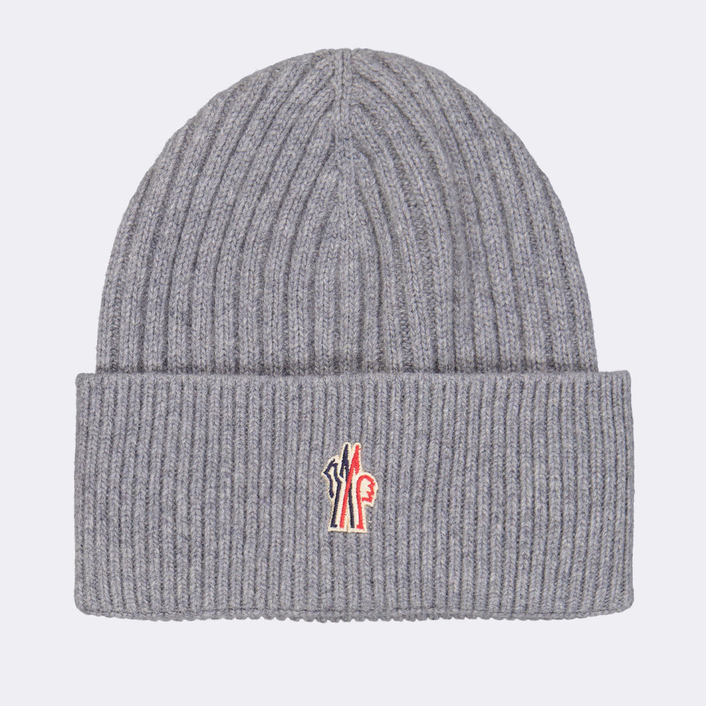 Hats, caps and beanies Logo beanie Moncler Grenoble Gray Man