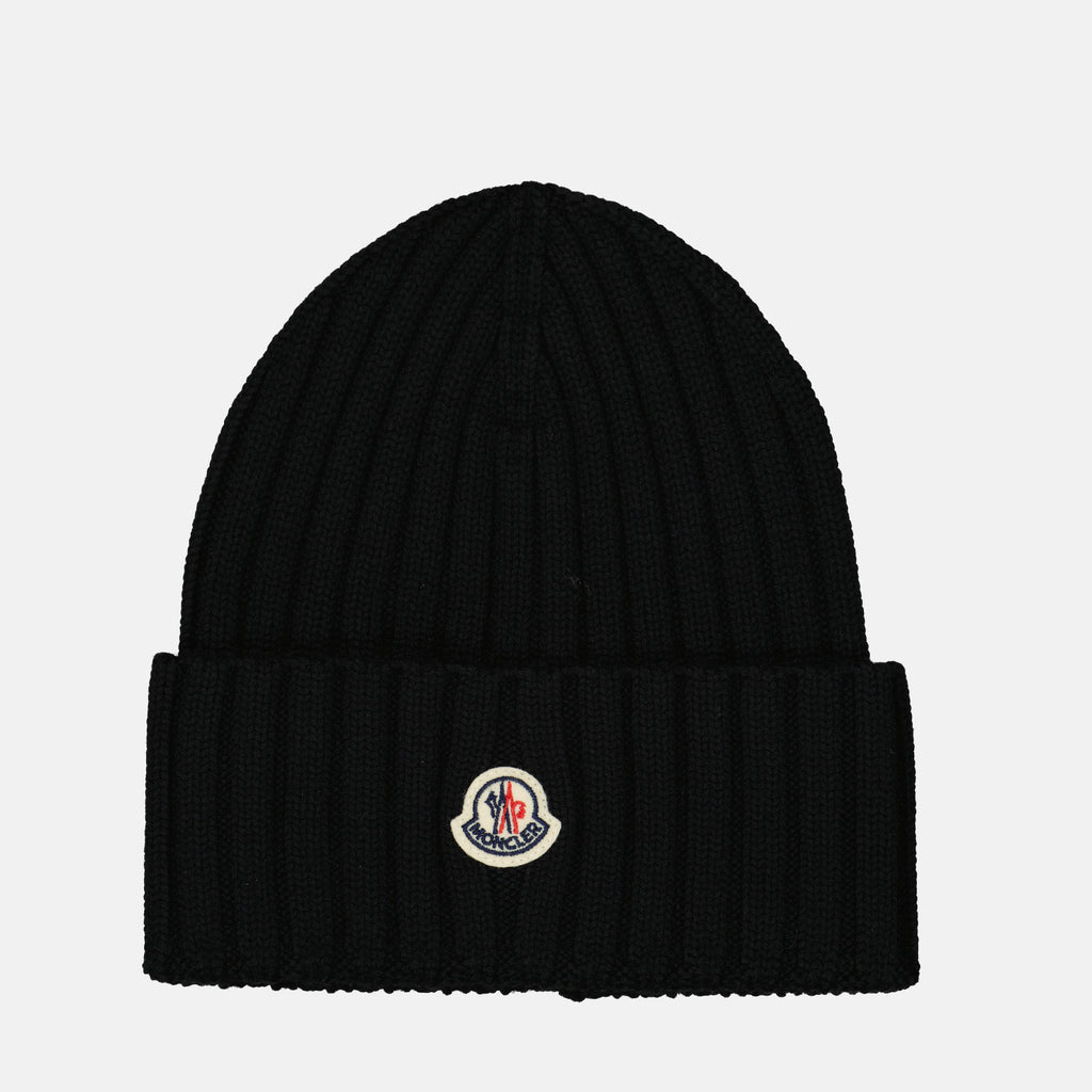 Hats, caps and beanies wool cap Moncler Black Women
