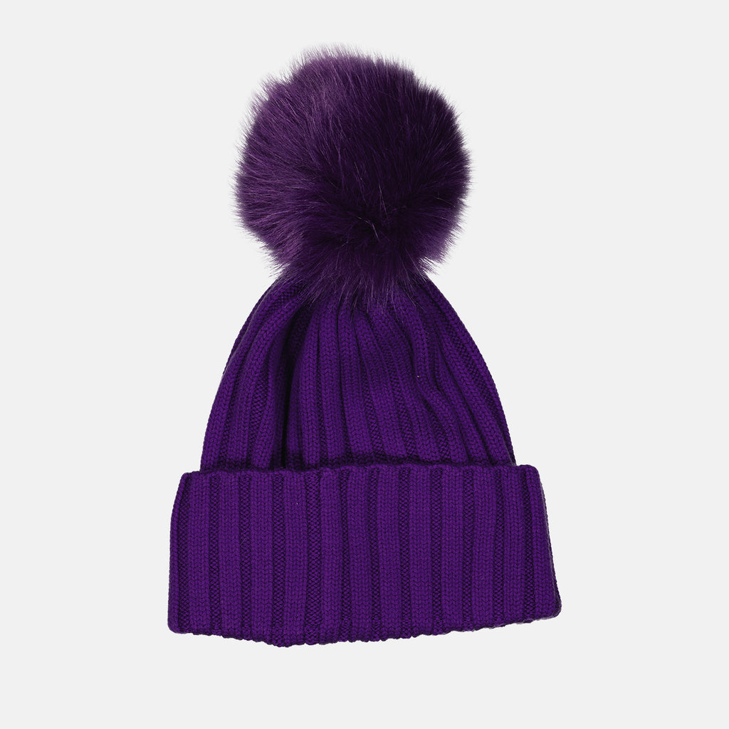 Hats, caps and beanies Pom-pom hat Moncler Purple Women