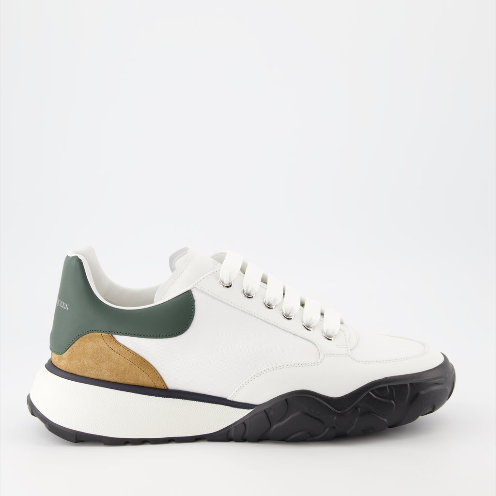 스니커즈 Baskets Court Trainer Alexander McQueen 녹색 Homme