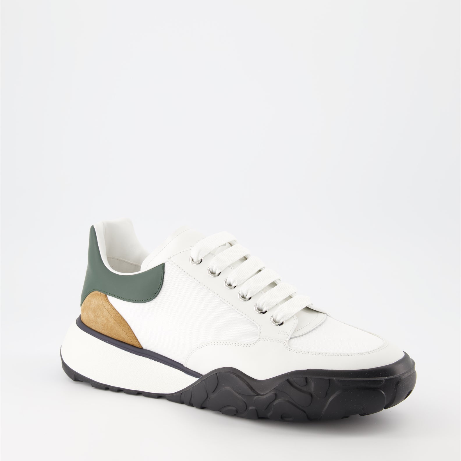 스니커즈 Baskets Court Trainer Alexander McQueen 녹색 Homme