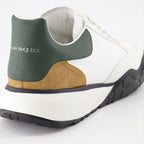 스니커즈 Baskets Court Trainer Alexander McQueen 녹색 Homme