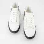 스니커즈 Baskets Court Trainer Alexander McQueen 녹색 Homme