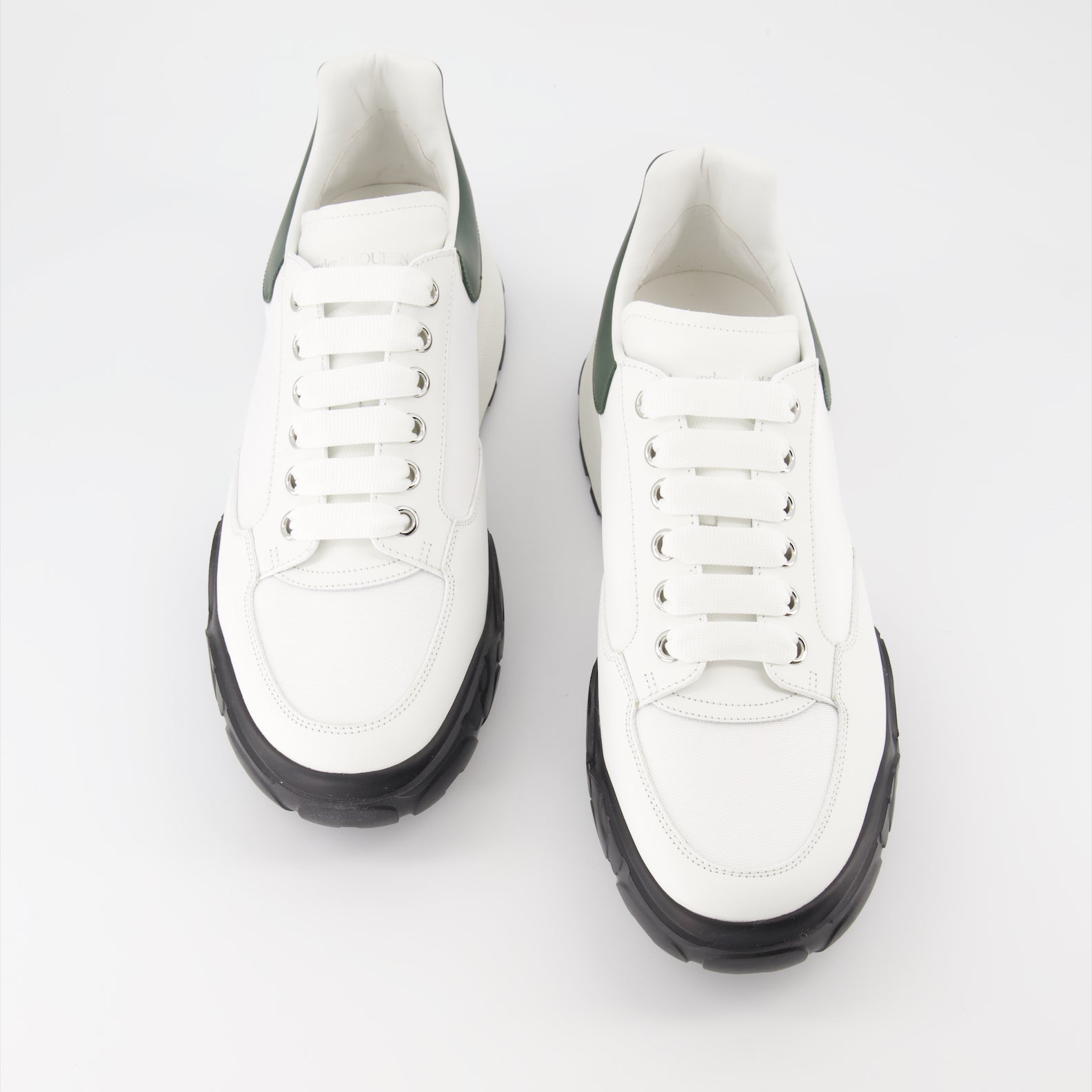 스니커즈 Baskets Court Trainer Alexander McQueen 녹색 Homme