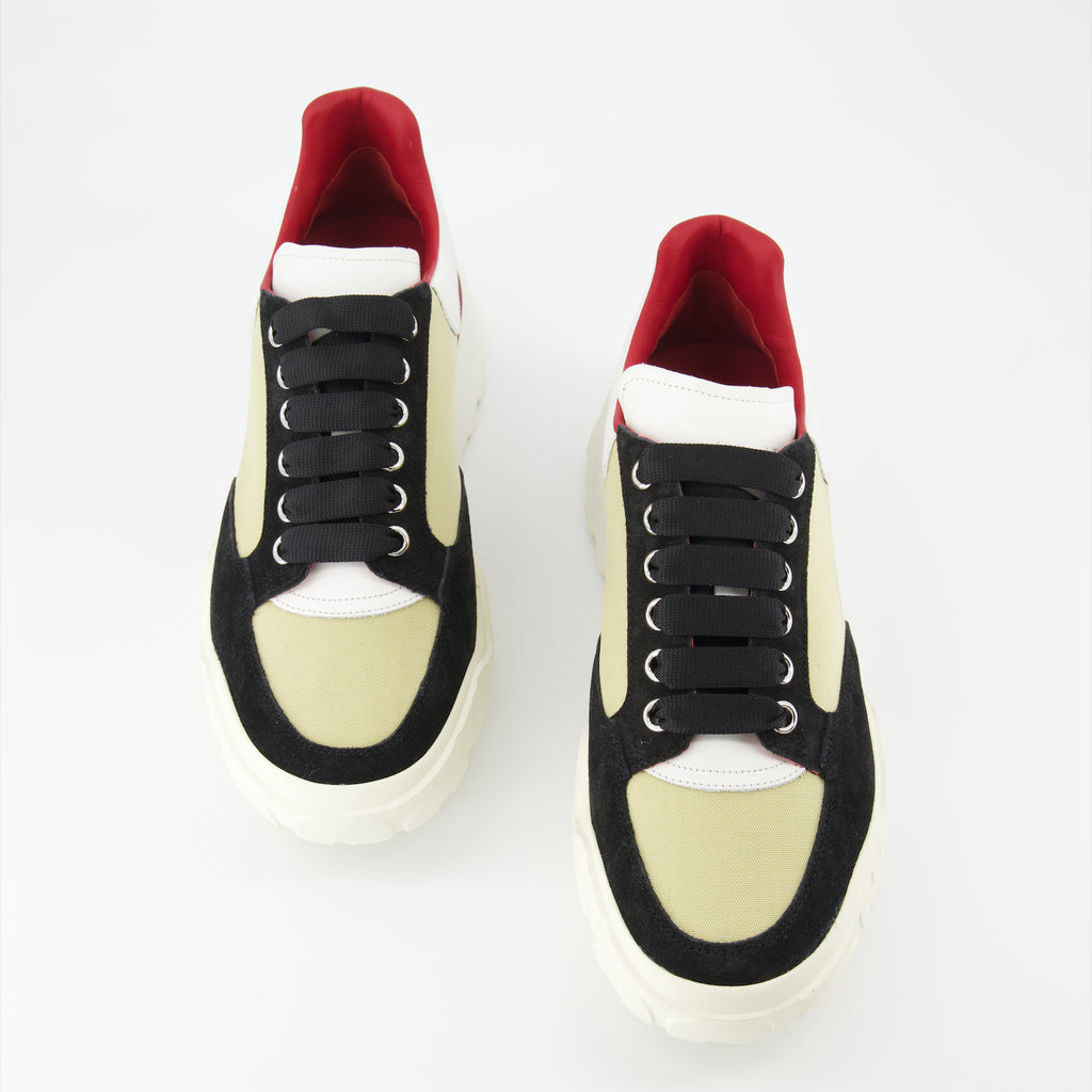 스니커즈 Baskets Court Trainer Alexander McQueen 베이지 Homme