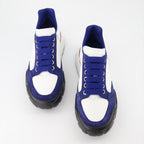 Baskets Basket Court Trainer Alexander McQueen Bleu Homme