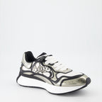 Sneaker Baskets Sprint Runner Alexander McQueen Silber Homme