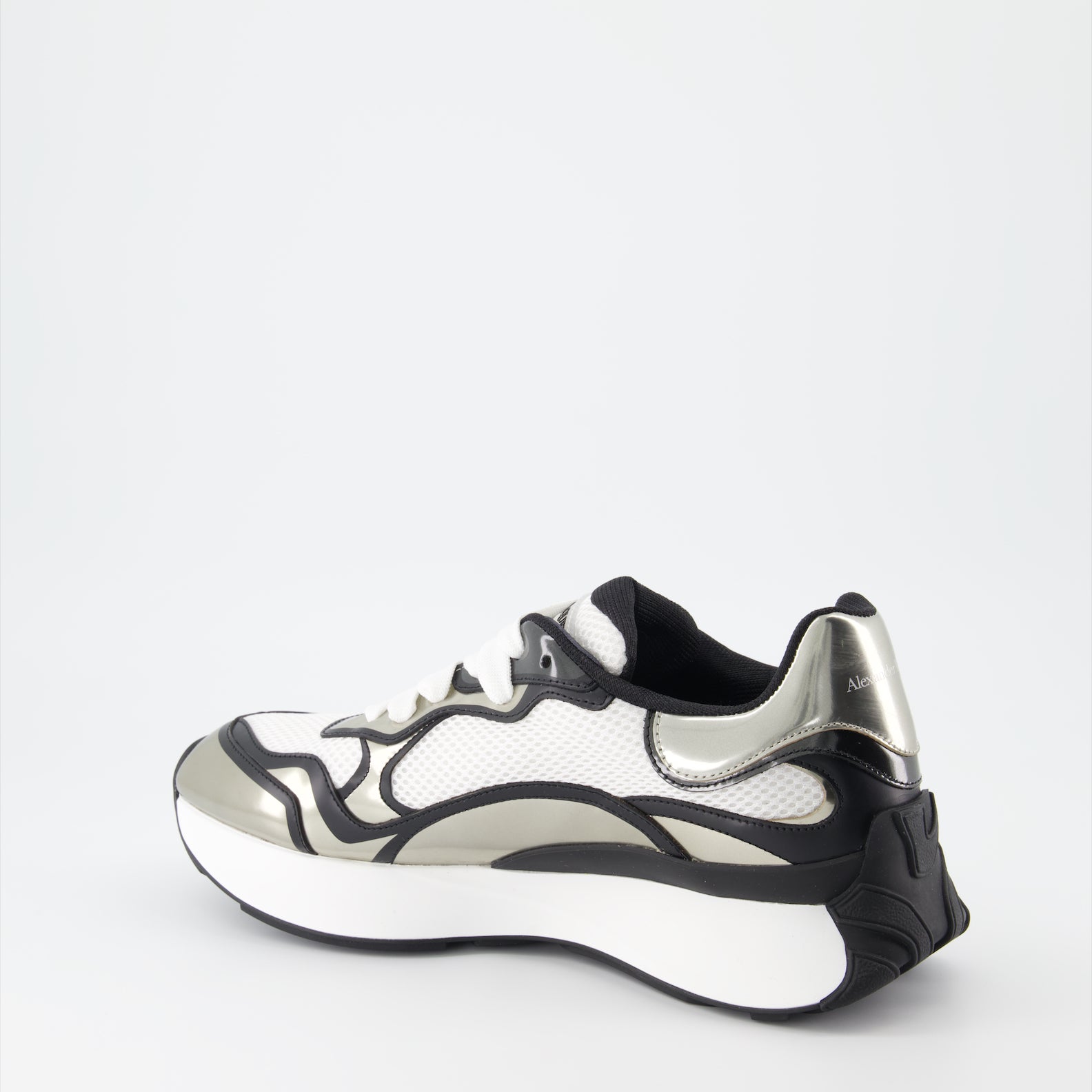 Sneaker Baskets Sprint Runner Alexander McQueen Silber Homme