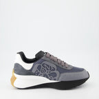 Sneaker Baskets Sprint Runner Alexander McQueen Blau Homme