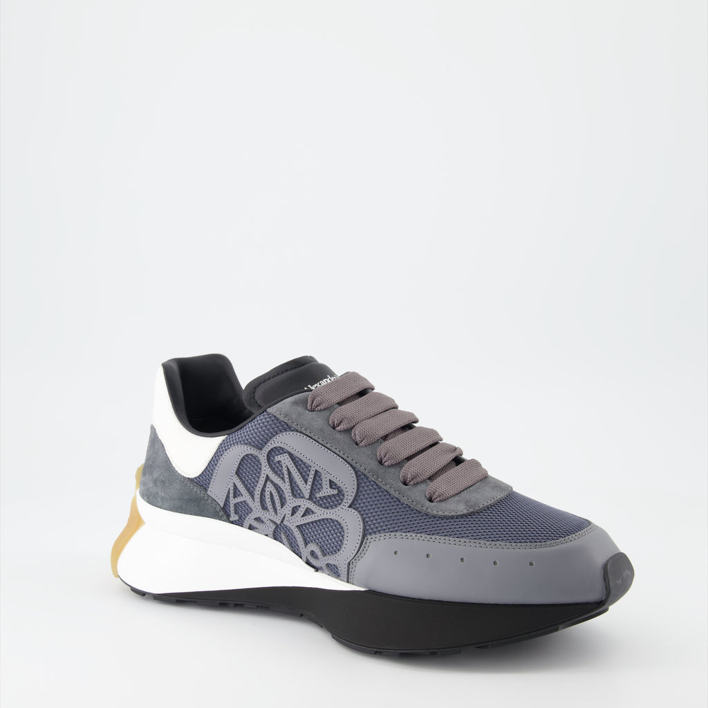Sneaker Baskets Sprint Runner Alexander McQueen Blau Homme