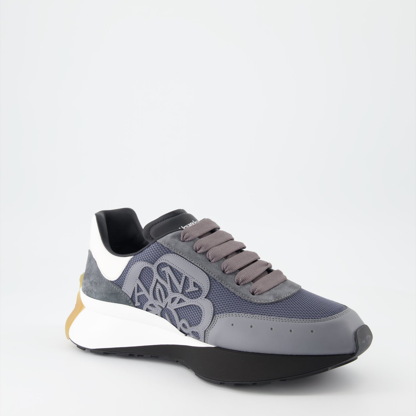 Sneaker Baskets Sprint Runner Alexander McQueen Blau Homme