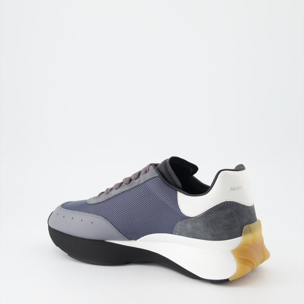 Sneaker Baskets Sprint Runner Alexander McQueen Blau Homme