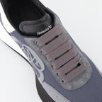 Sneaker Baskets Sprint Runner Alexander McQueen Blau Homme