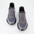 Sneaker Baskets Sprint Runner Alexander McQueen Blau Homme