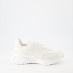 Sneaker Baskets Sprint Runner Alexander McQueen Weiß Femme