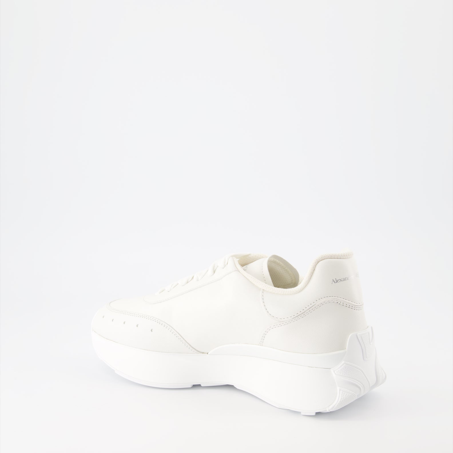 Sneaker Baskets Sprint Runner Alexander McQueen Weiß Femme