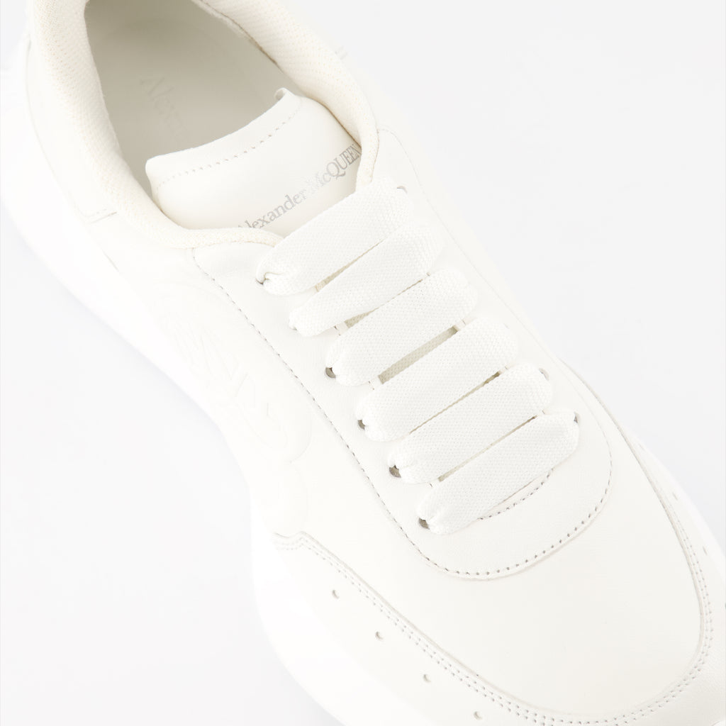 Sneaker Baskets Sprint Runner Alexander McQueen Weiß Femme