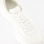 Sneaker Baskets Sprint Runner Alexander McQueen Weiß Femme