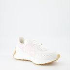 Sneaker Baskets Sprint Runner Alexander McQueen Weiß Femme