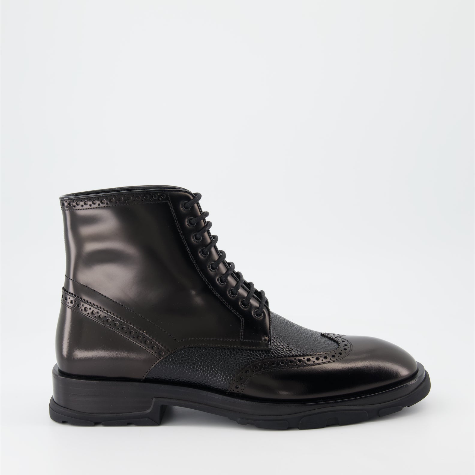 Boots and ankle boots Punk Ankle Boots Alexander McQueen Black Man