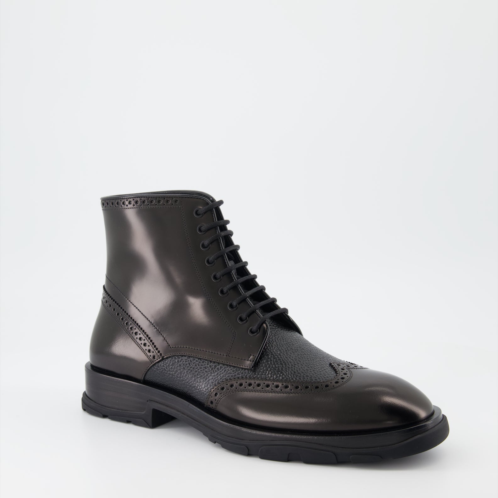 Boots and ankle boots Punk Ankle Boots Alexander McQueen Black Man