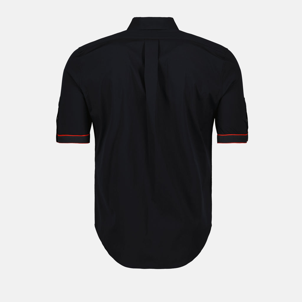 Camisas Chemise à logo bande Alexander McQueen Negro Homme