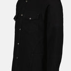 Camisas Chemise en denim Alexander McQueen Preto Homme