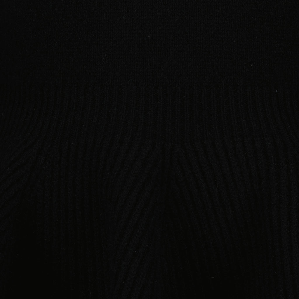 Maille Pull à volants Alexander McQueen Noir Femme