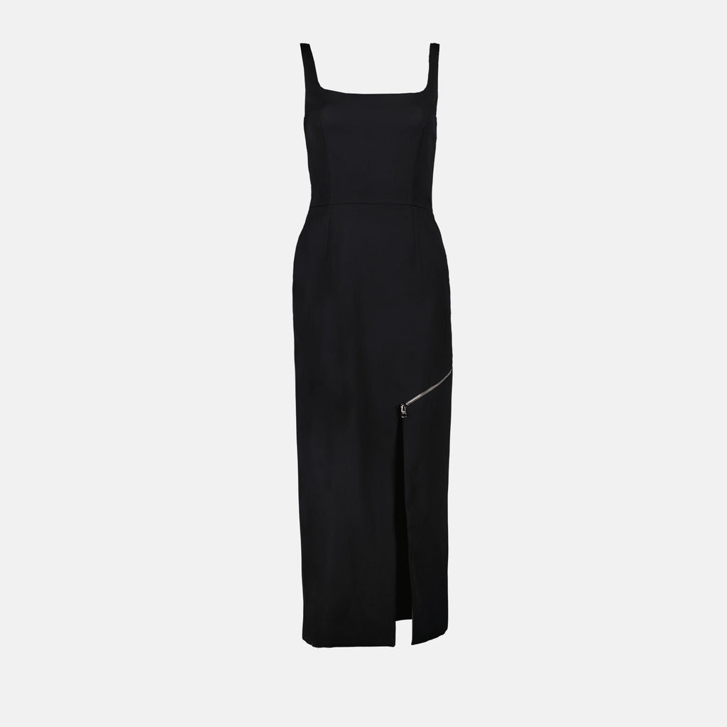 Vestidos Robe lápis fendida Alexander McQueen Preto Femme