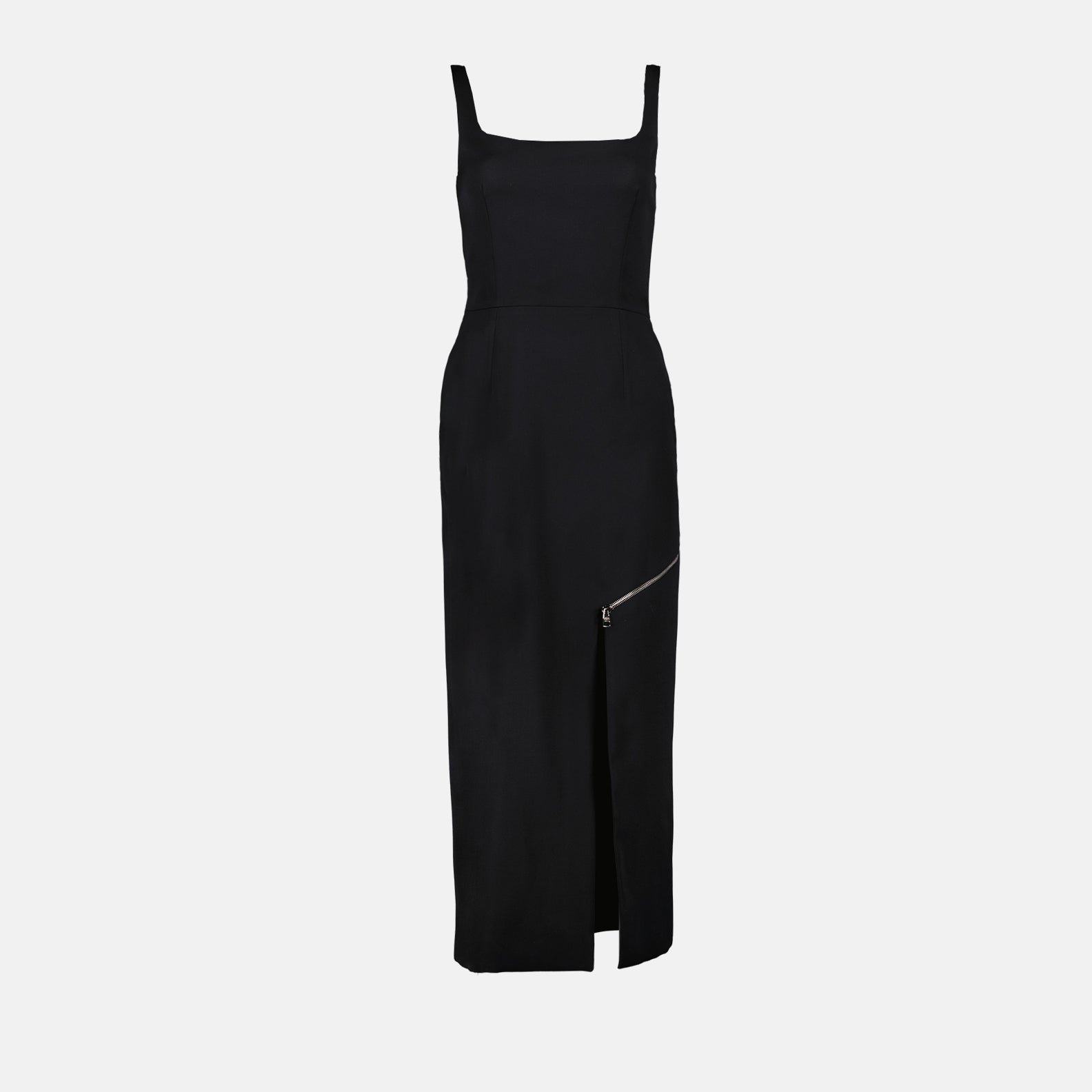 Vestidos Robe lápis fendida Alexander McQueen Preto Femme
