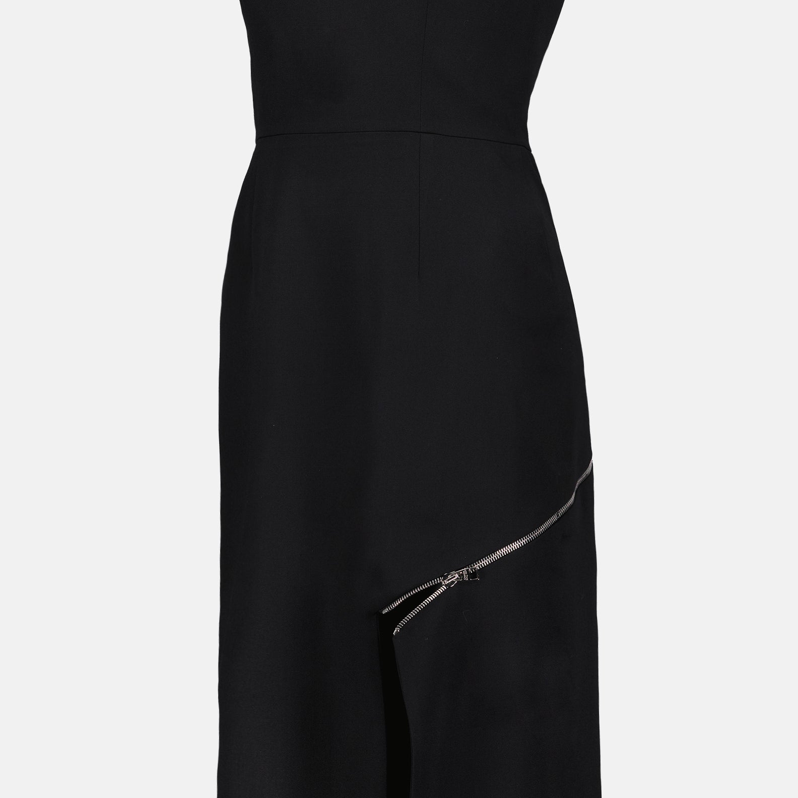 Vestidos Robe lápis fendida Alexander McQueen Preto Femme