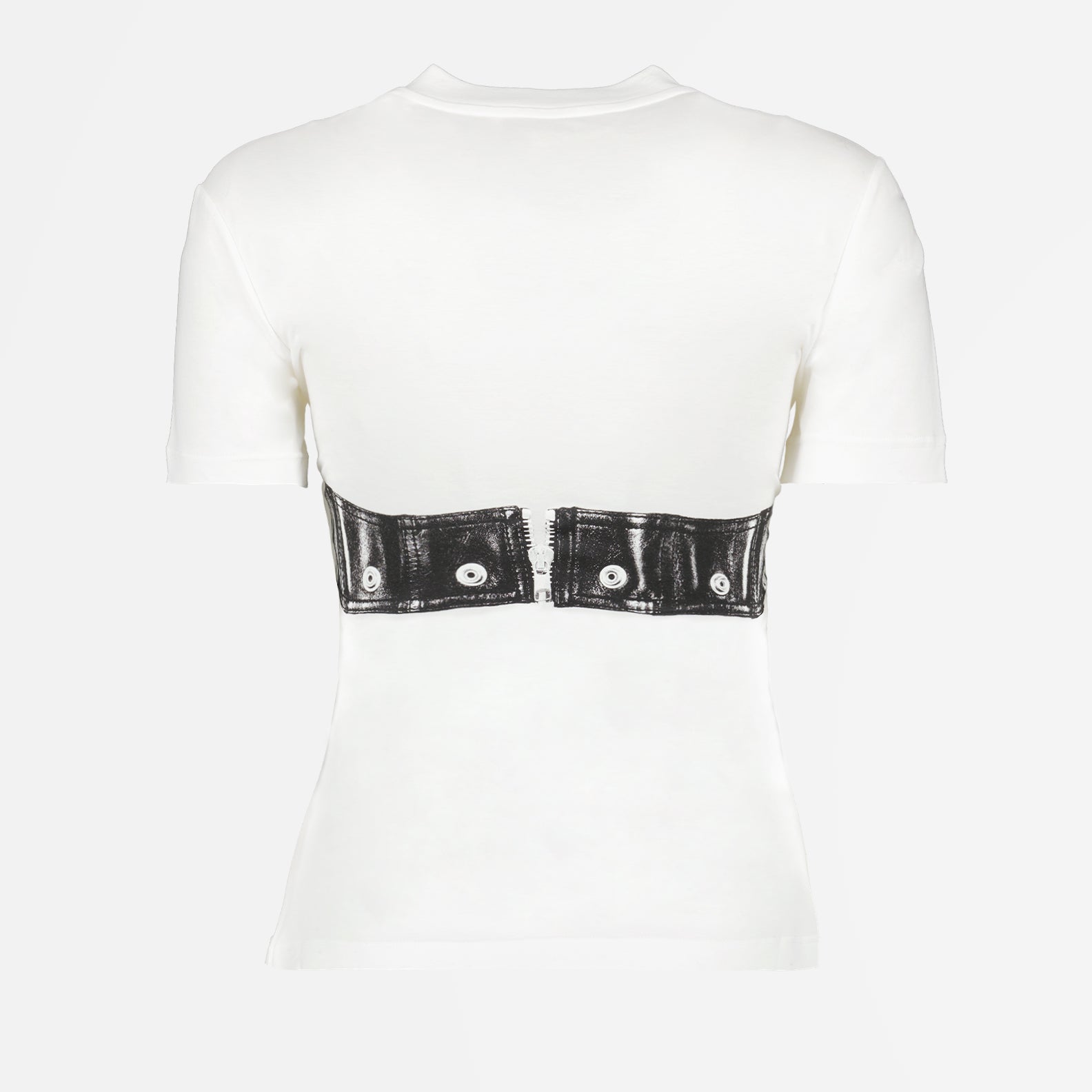 T-shirts T-shirt Biker Alexander McQueen Blanc Femme