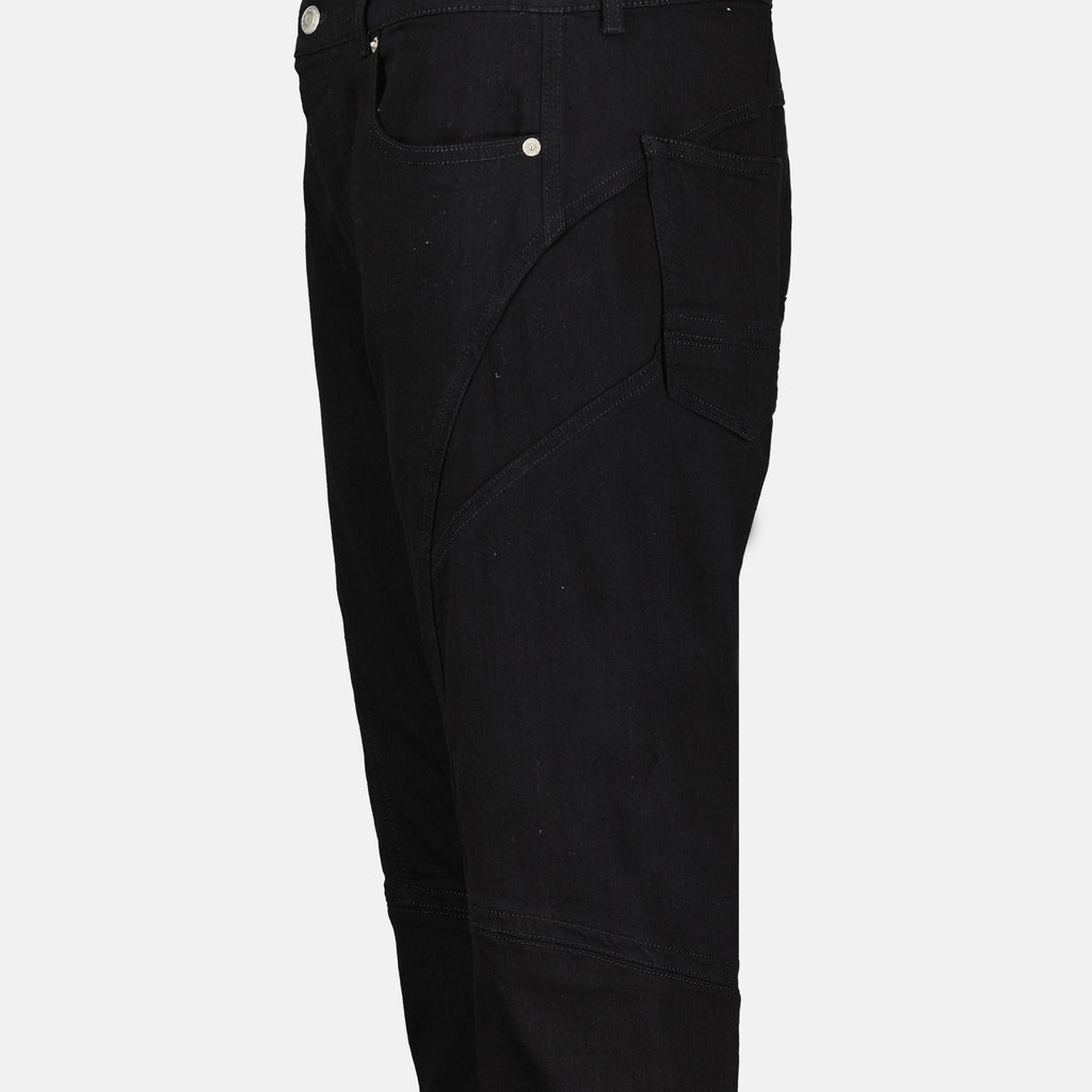 Pantalons Jean slim Alexander McQueen Noir Homme