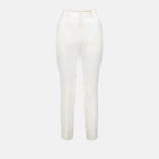 Pantalones Pantalon cigarette Alexander McQueen Blanco Femme