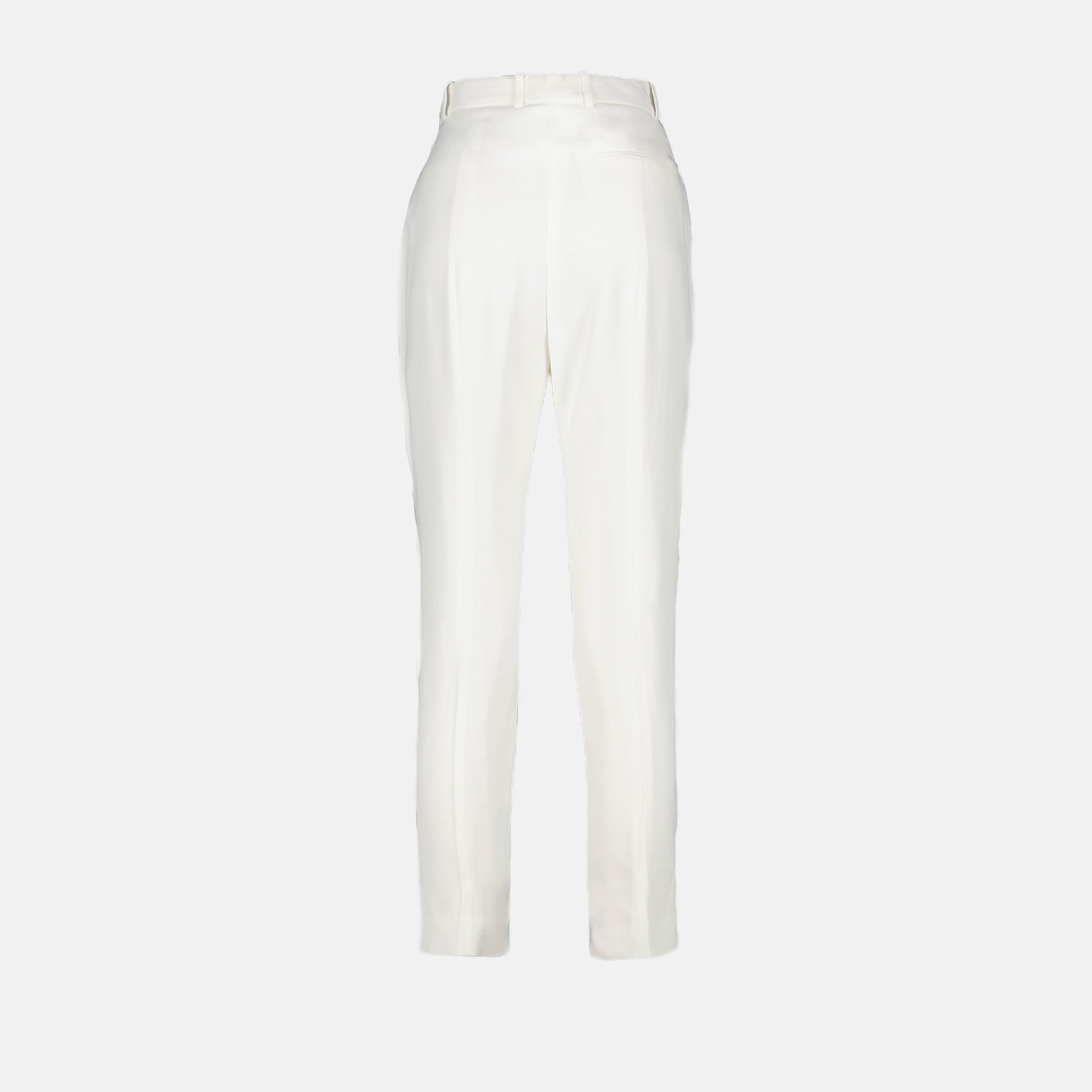 Pantalones Pantalon cigarette Alexander McQueen Blanco Femme