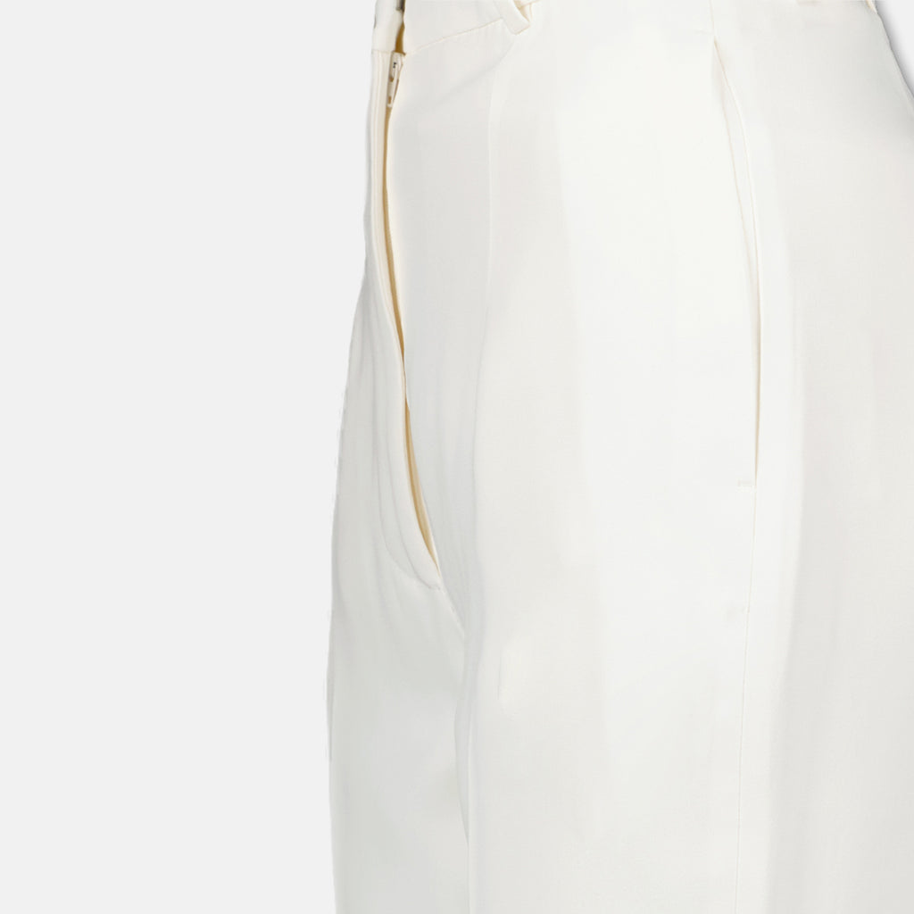 Pantalones Pantalon cigarette Alexander McQueen Blanco Femme