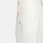 Pantalones Pantalon cigarette Alexander McQueen Blanco Femme