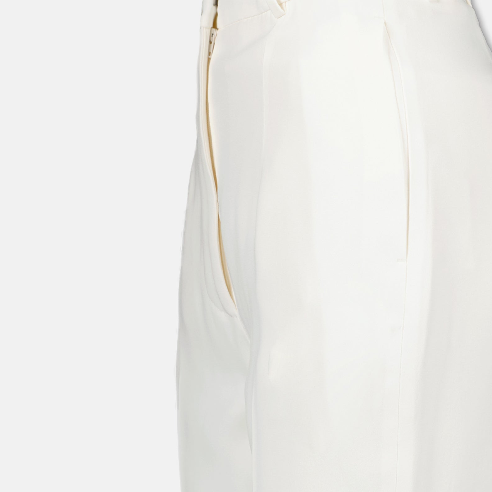 Pantalones Pantalon cigarette Alexander McQueen Blanco Femme