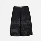 Shorts Short Graffiti Alexander McQueen Negro Homme