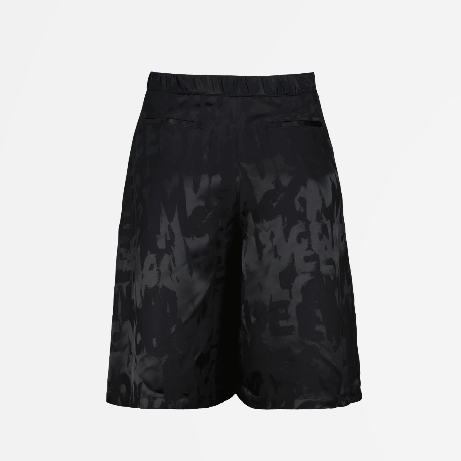 Shorts Short Graffiti Alexander McQueen Negro Homme