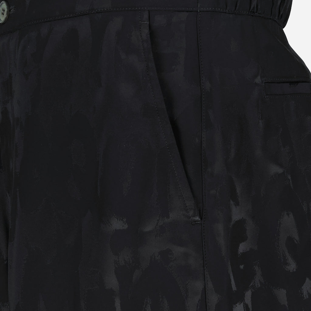 Shorts Short Graffiti Alexander McQueen Negro Homme
