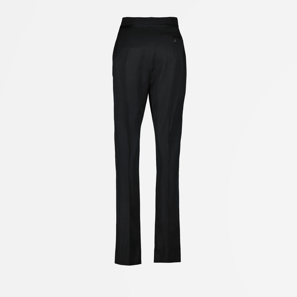 Pantalones Pantalones Cigarette Alexander McQueen Negro Femme