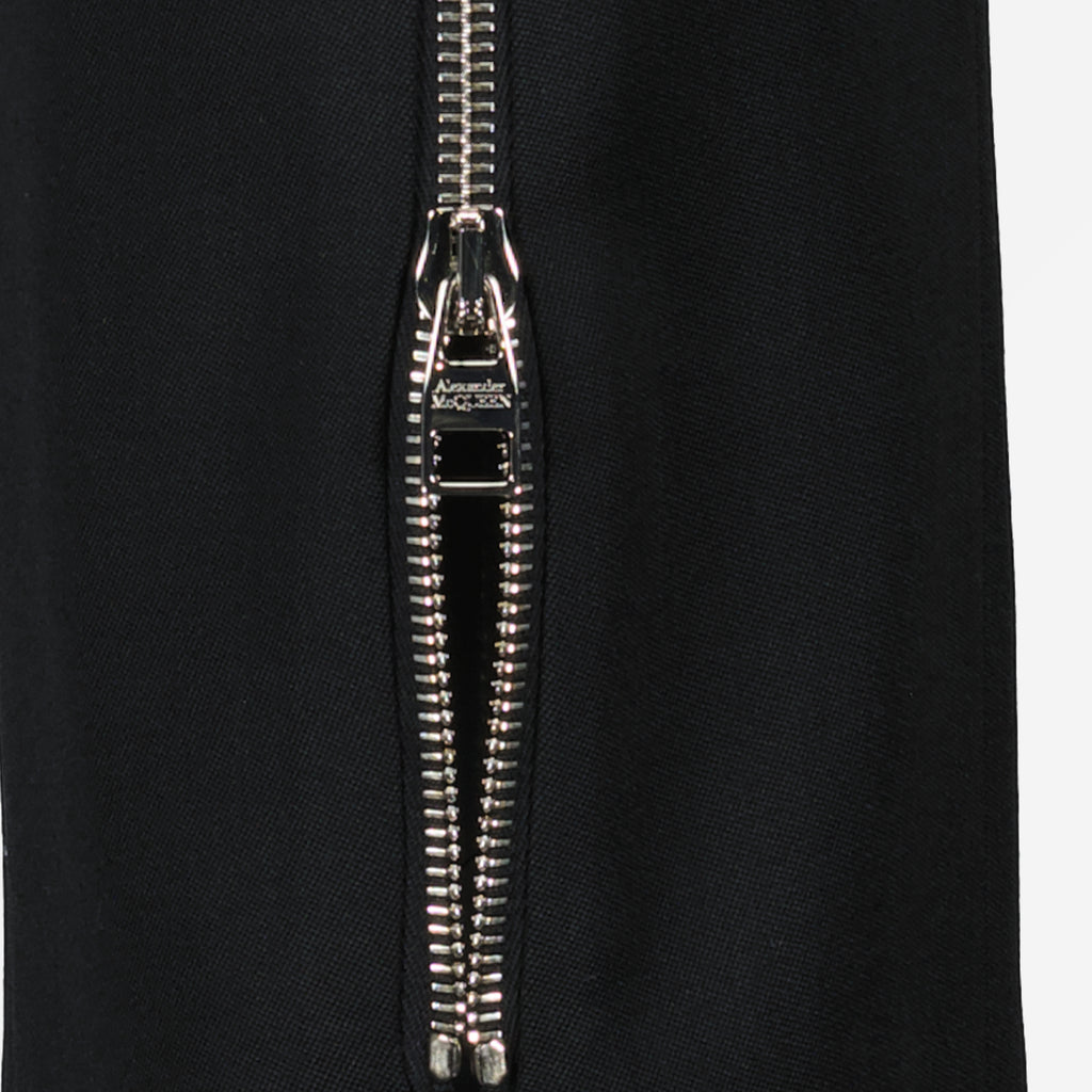 Pantalones Pantalones Cigarette Alexander McQueen Negro Femme