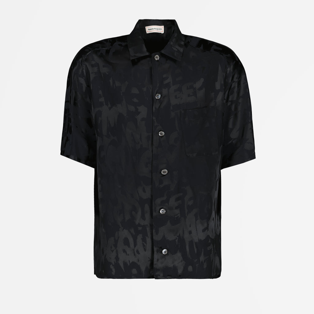 Camisas Chemise Hawaïenne Alexander McQueen Preto Homme
